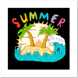 summer is my season Posters and Art